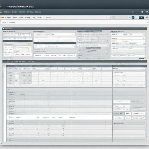 Outdated enterprise dashboard
